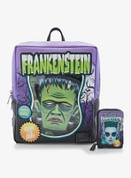 Loungefly Universal Monsters Frankenstein Glow-In-The-Dark Mini Backpack With Coin Pouch