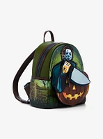 Loungefly Halloween Glow-In-The-Dark Mini Backpack With Knife Coin Pouch