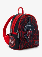 Loungefly Marvel Spider-Man Miles Morales Swinging Web Mini Backpack - BoxLunch Exclusive