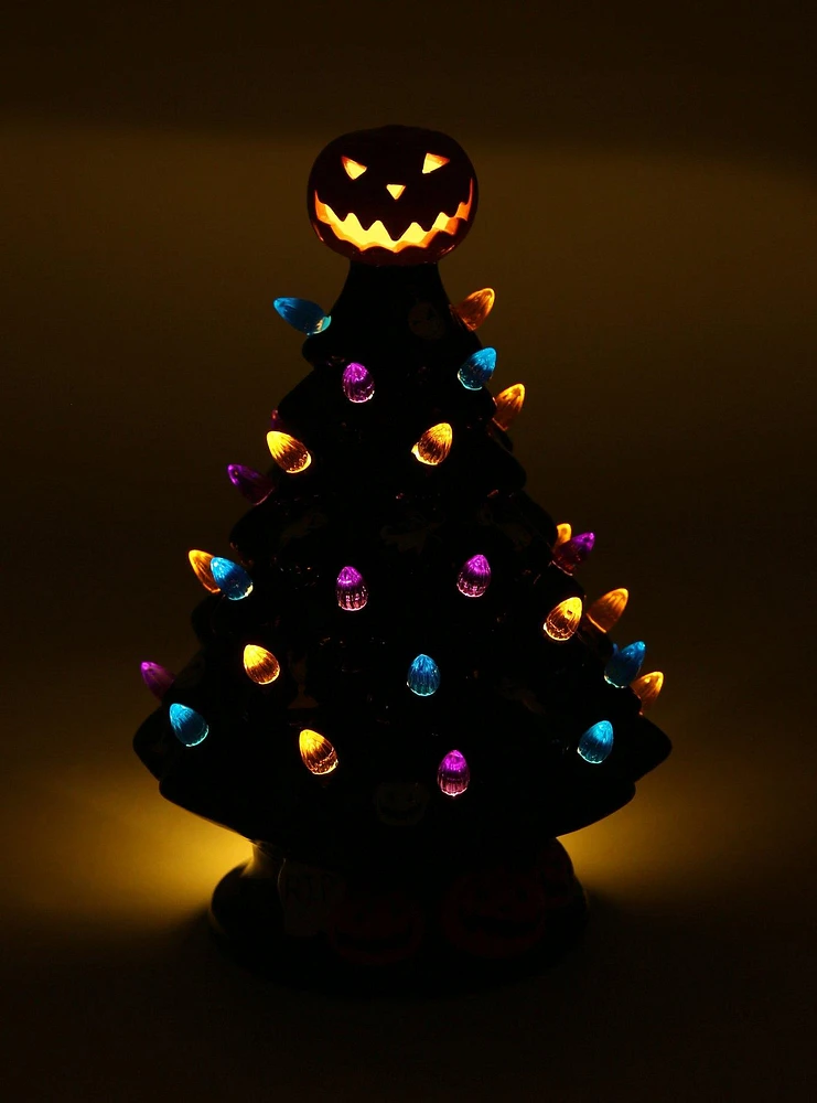 The Nightmare Before Christmas Halloween Light-Up Ceramic Tree