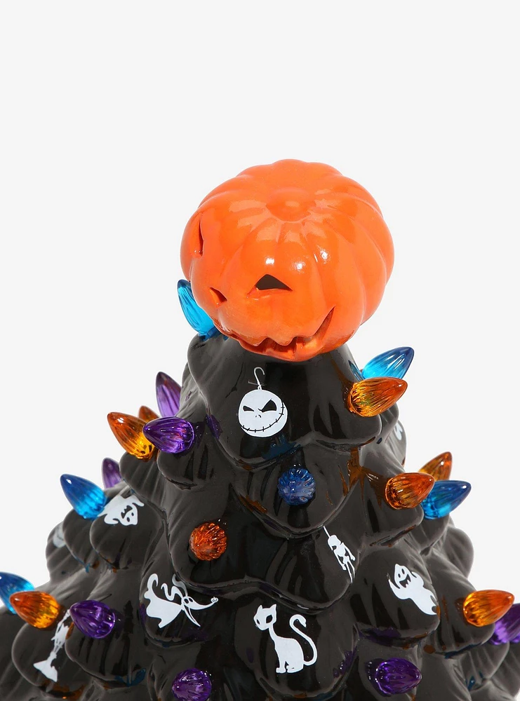 The Nightmare Before Christmas Halloween Light-Up Ceramic Tree