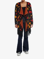 Her Universe Disney Hocus Pocus Dani Hooded Fringe Girls Cardigan