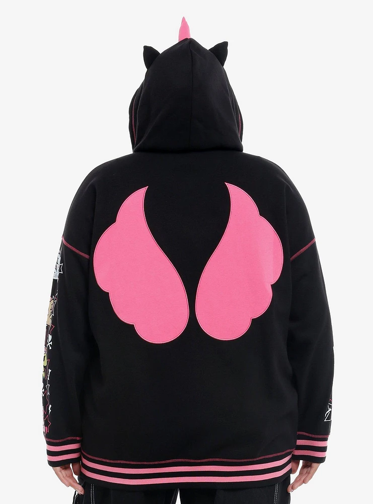 Tokidoki Unicorno Girls Oversized Hoodie Plus