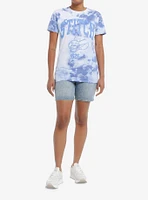 Disney Lilo & Stitch Varsity Tie-Dye Boyfriend Fit Girls T-Shirt