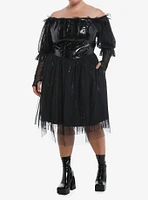 Beetlejuice Delores Lace-Up Dress Plus