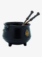 Harry Potter Hogwarts Cauldron Ramen Bowl & Wand Chopsticks