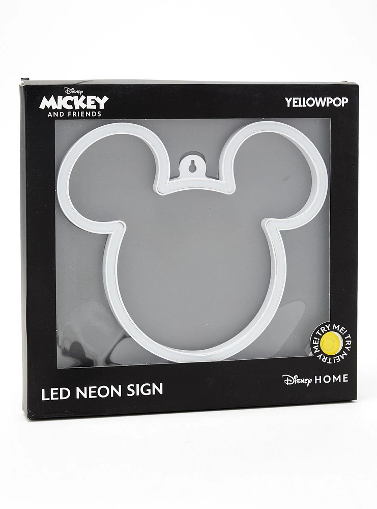 Disney Mickey Mouse Outline LED Neon Light