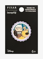 Loungefly Disney Pixar Carl & Dug Badge Enamel Pin - BoxLunch Exclusive