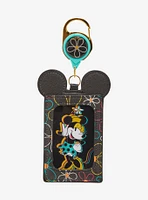 Loungefly Disney Minnie Mouse Floral Retro Retractable Lanyard — BoxLunch Exclusive