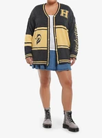 Harry Potter Hufflepuff Varsity Girls Cardigan Plus