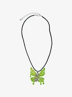 Thorn & Fable Dripping Butterfly Cord Necklace