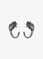 Social Collision Rat Hoop Earrings