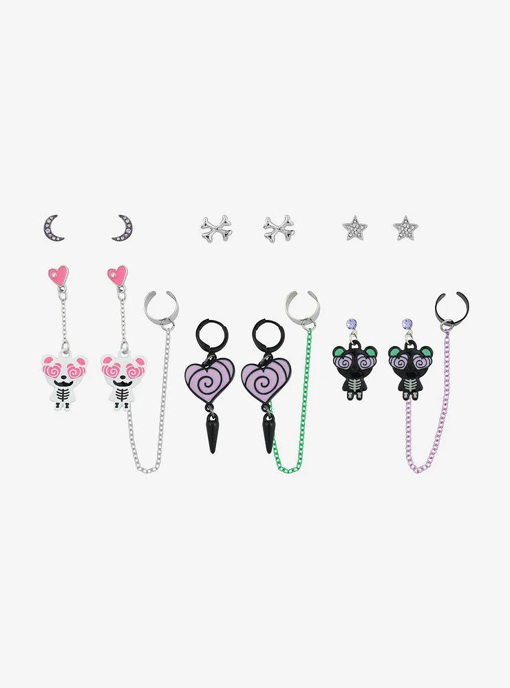 Teddy Bear Monster Earring Set