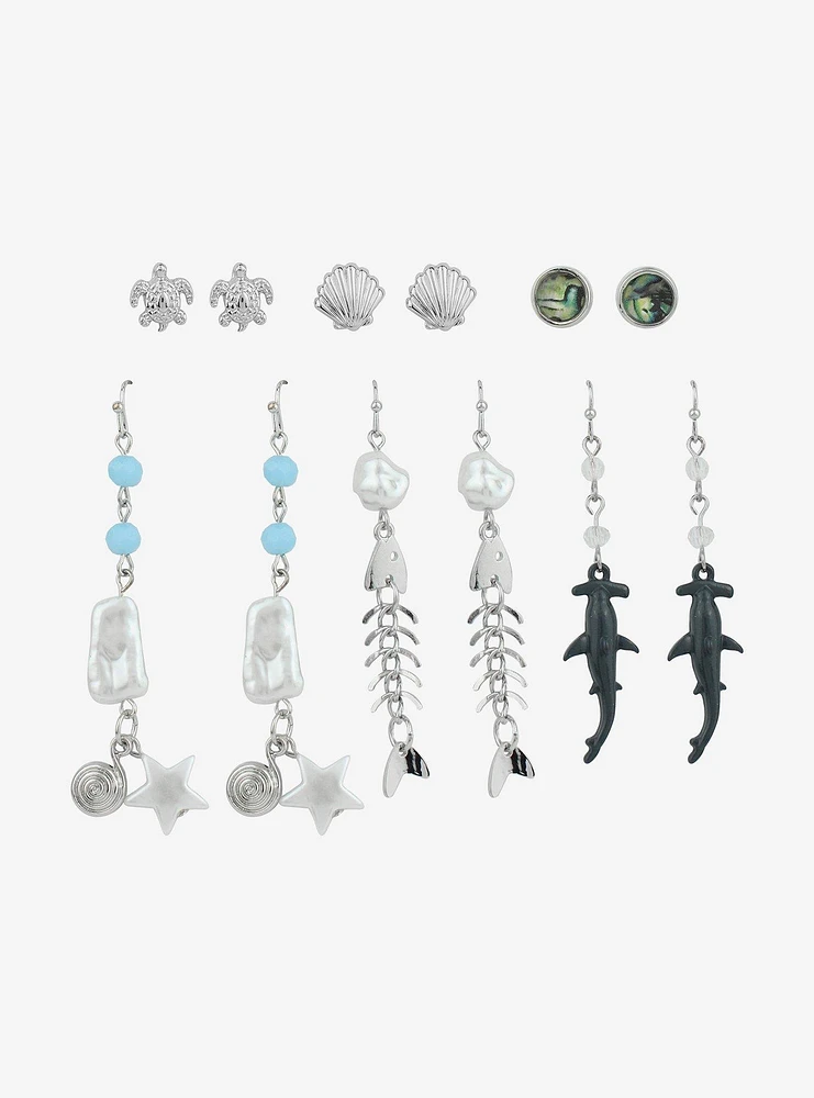 Sweet Society Ocean Shell Fish Earring Set