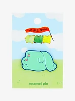 Lounging Frogs Enamel Pin By We Are Frogs