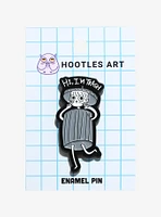 Hootles Art I'm Trash Enamel Pin