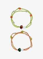 Thorn & Fable Mushroom Best Friend Bead Bracelet Set