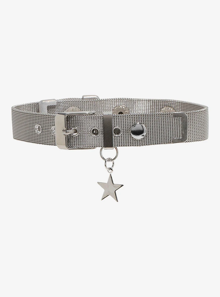 Social Collision Metal Mesh Star Bracelet