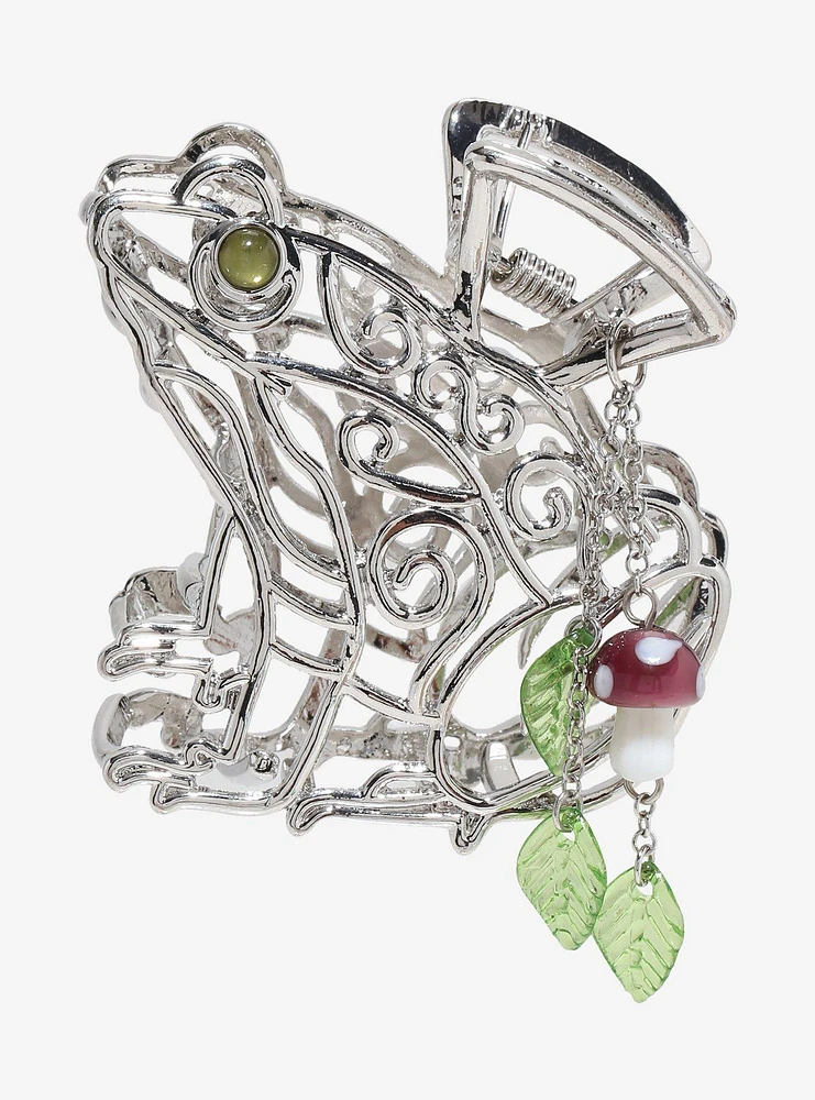 Thorn & Fable Frog Outline Charm Claw Hair Clip