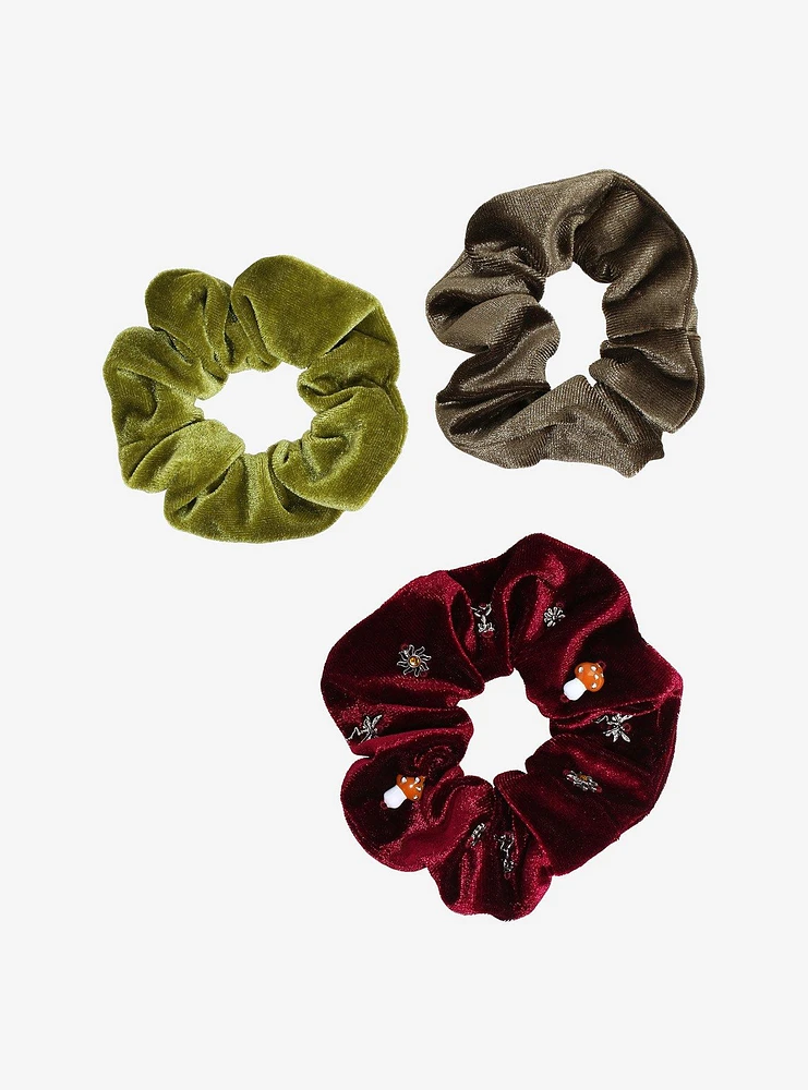 Thorn & Fable Fairy Forest Velvet Scrunchie Set