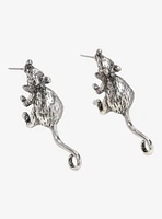 Social Collision Rat Biting Earrings