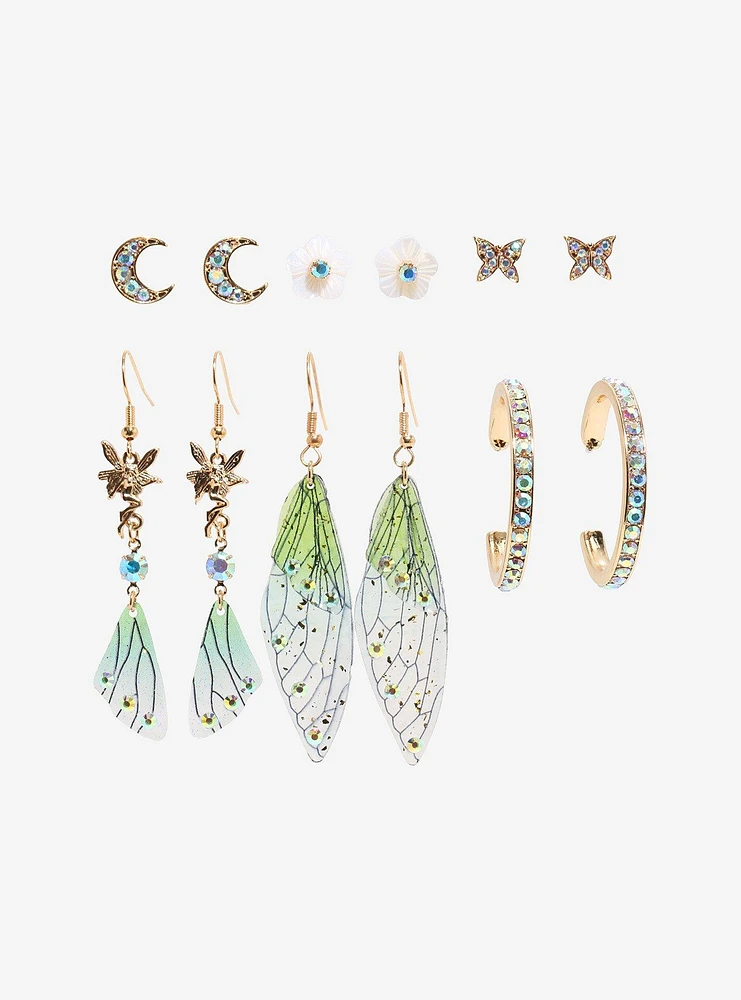 Thorn & Fable Fairy Wing Butterfly Earring Set