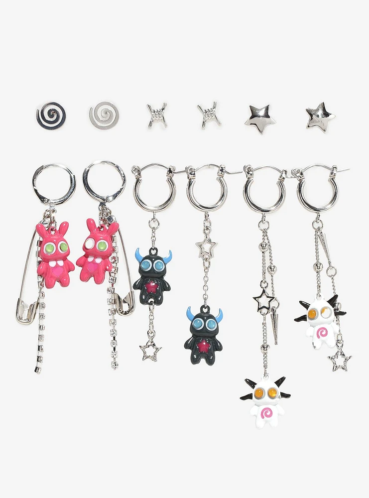 Social Collision Little Creatures Earring Set