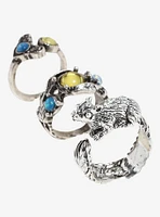 Thorn & Fable Squirrel Gem Ring Set