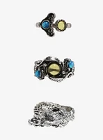 Thorn & Fable Squirrel Gem Ring Set