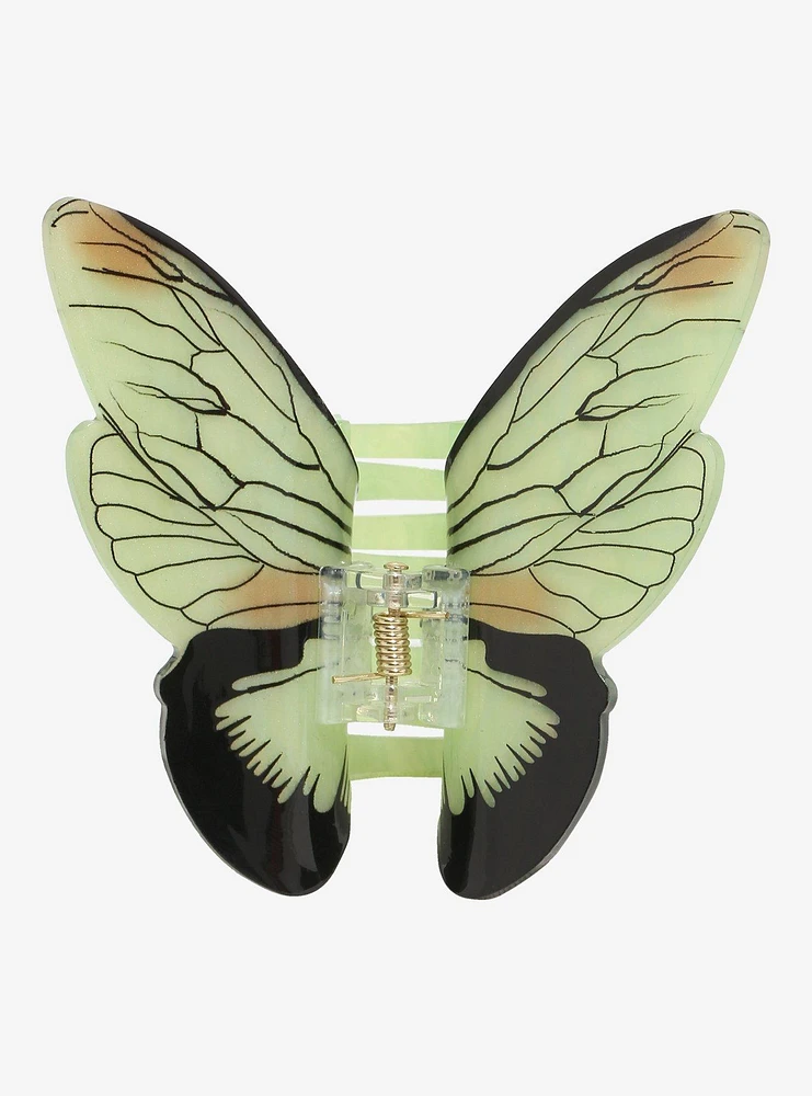 Thorn & Fable Green Butterfly Claw Hair Clip