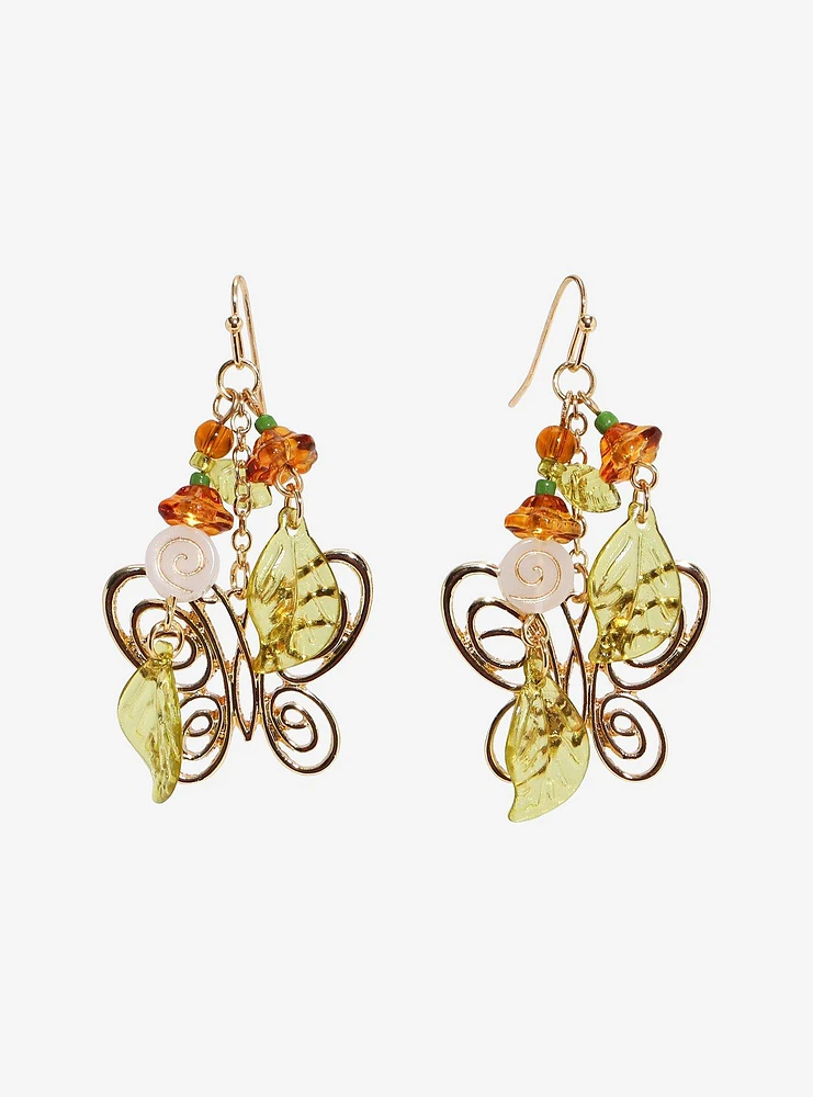 Thorn & Fable Butterfly Forest Charm Earrings