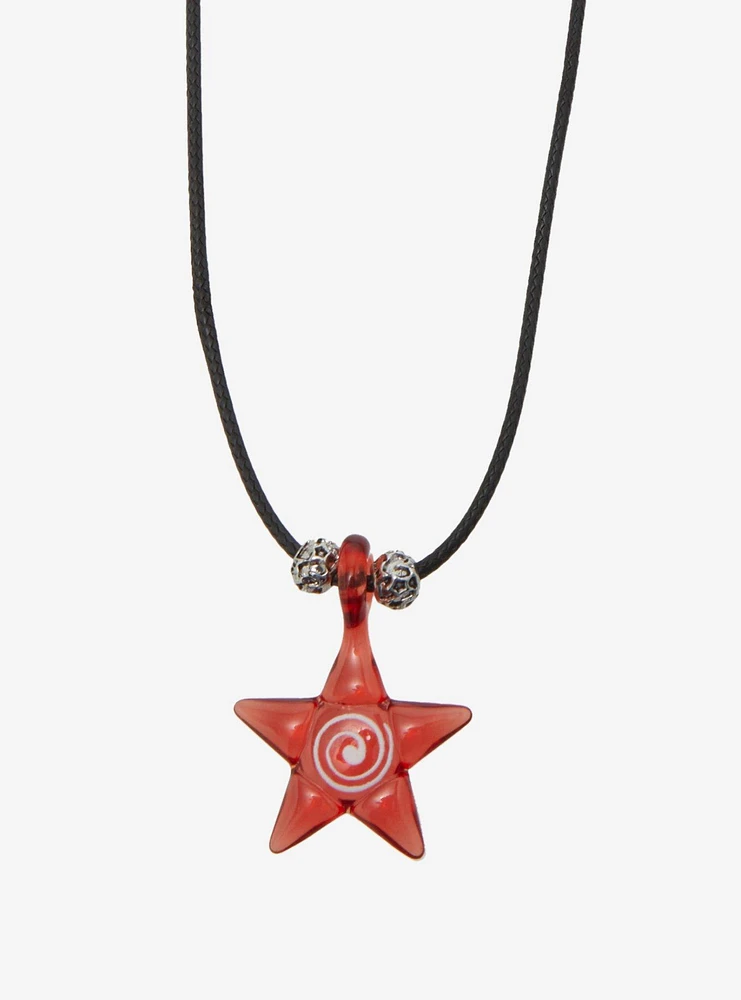 Social Collision Glass Spiral Star Best Friend Necklace Set