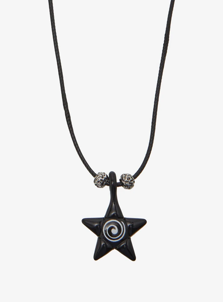 Social Collision Glass Spiral Star Best Friend Necklace Set