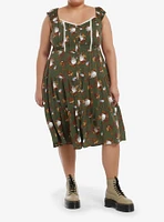 Her Universe Studio Ghibli® My Neighbor Totoro Foliage Midi Dress Plus