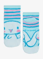 Cinnamoroll Stripe Fuzzy No-Show Socks