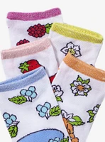 Strawberry Shortcake Friends No=Show Socks 5 Pair