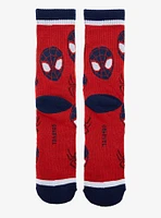 Marvel Spider-Man Miles Morales Allover Print Crew Socks — BoxLunch Exclusive