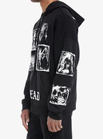 Social Collision Dread Skeleton Patches Hoodie