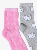 Hello Kitty Bows Crew Socks 2 Pair