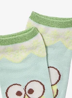 Keroppi Wagara Pastel No-Show Socks