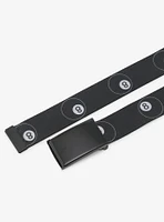 8 Ball Snap-Buckle Belt