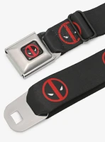 Marvel Deadpool Logo Seatbelt Belt