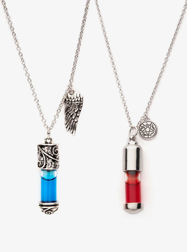 Supernatural Grace Vial Best Friend Necklace Set