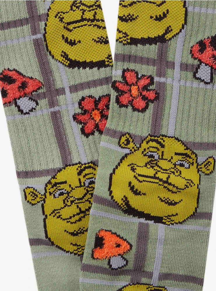 Shrek Flower Mushroom Crew Socks