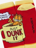 Garfield Coffee Mug No-Show Socks