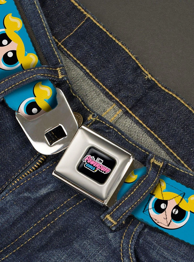 The Powerpuff Girls Bubbles Face Close Up Seatbelt Belt