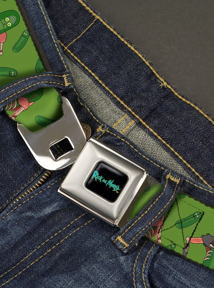 Rick And Morty Pickle Rat Suit Seatbelt Belt