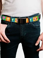 It Pennywise Smiling Color Block Flip Web Belt