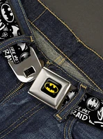 DC Comics Batman Gotham City Graffiti Collage Seatbelt Belt