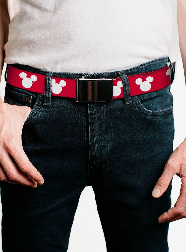 Disney Mickey Mouse Ears Icon Flip Web Belt